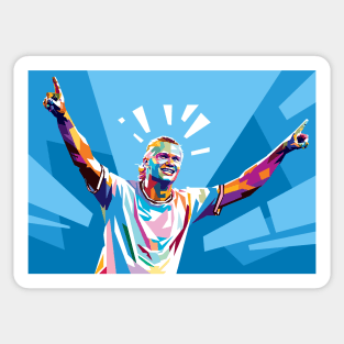 Illustration of Erling Haaland Sticker